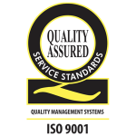 iso 9001 white background